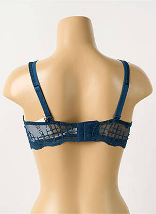 Soutien-gorge bretelle multi position haut soutien-gorge emboitant bleu LOUISA BRACQ femme