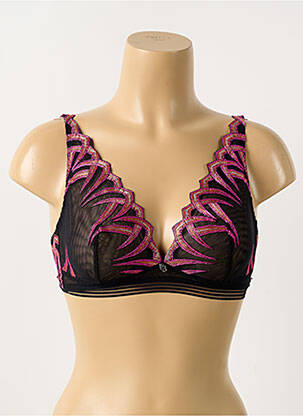 Soutien-gorge sans armature haut soutien-gorge emboitant noir LOUISA BRACQ femme