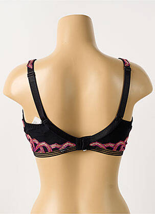 Soutien-gorge effet matière satinée haut soutien-gorge emboitant noir LOUISA BRACQ femme