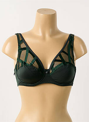 Soutien-gorge légère et transparente haut soutien-gorge emboitant vert LOUISA BRACQ femme