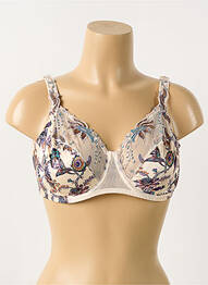 Soutien-gorge bretelle multi position haut soutien-gorge emboitant beige LOUISA BRACQ femme