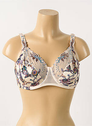 Soutien-gorge bretelle multi position haut soutien-gorge emboitant beige LOUISA BRACQ femme