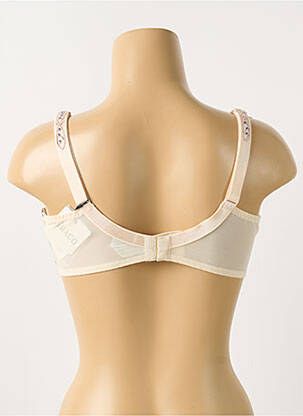 Soutien-gorge effet matière satinée haut soutien-gorge emboitant beige LOUISA BRACQ femme