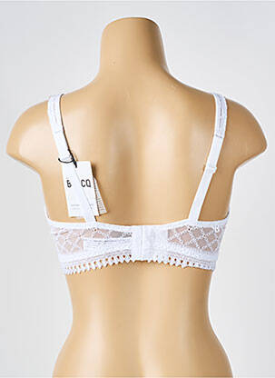 Soutien-gorge légère et transparente haut soutien-gorge emboitant blanc LOUISA BRACQ femme