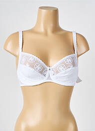 Soutien-gorge légère et transparente haut soutien-gorge emboitant blanc LOUISA BRACQ femme