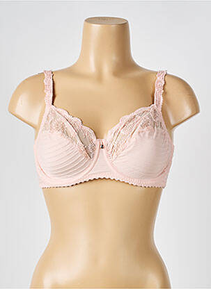 Soutien-gorge effet matière satinée haut soutien-gorge emboitant rose LOUISA BRACQ femme