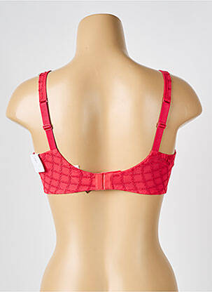 Soutien-gorge légère et transparente haut soutien-gorge emboitant rouge LOUISA BRACQ femme