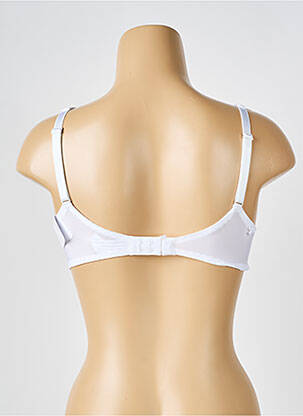 Soutien-gorge effet matière satinée haut soutien-gorge balconnet blanc LOUISA BRACQ femme