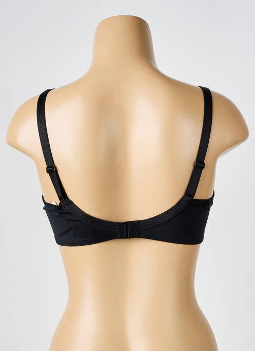 Soutien-gorge effet matière satinée haut soutien-gorge emboitant noir LOUISA BRACQ femme