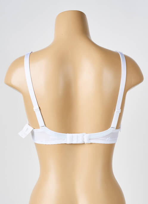 Soutien-gorge légère et transparente haut soutien-gorge emboitant blanc LOUISA BRACQ femme