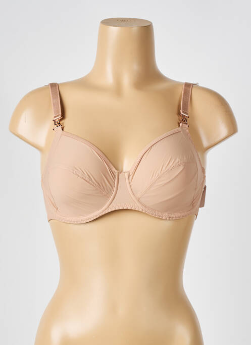 Soutien-gorge effet matière satinée haut soutien-gorge emboitant chair LOUISA BRACQ femme