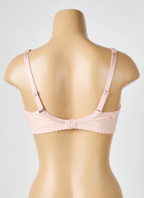 Soutien-gorge effet matière satinée haut soutien-gorge emboitant rose LOUISA BRACQ femme