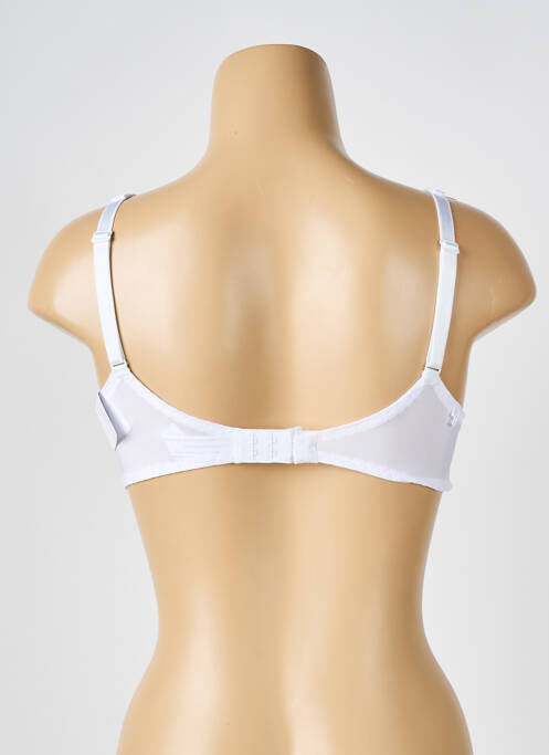 Soutien-gorge effet matière satinée haut soutien-gorge balconnet blanc LOUISA BRACQ femme