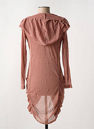 Gilet manches longues manches longues marron ARELINE femme
