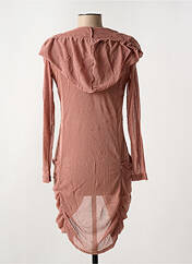 Gilet manches longues marron ARELINE pour femme seconde vue