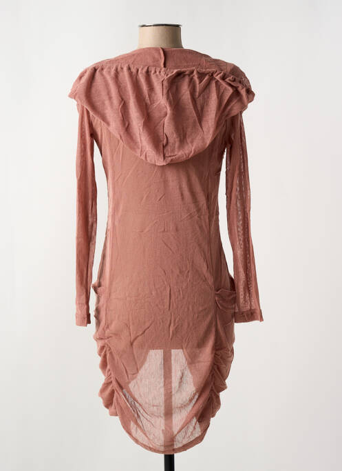 Gilet manches longues marron ARELINE femme