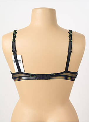 Soutien-gorge sans armature haut triangles noir LOUISA BRACQ femme