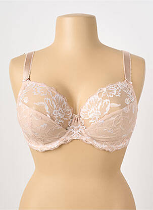 Soutien-gorge broderie haut soutien-gorge emboitant chair LOUISA BRACQ femme