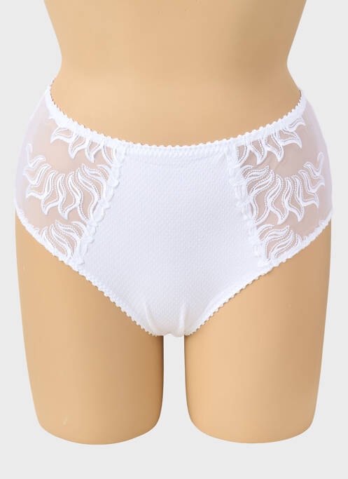 Culotte haute blanc LOUISA BRACQ pour femme
