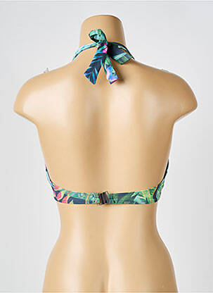 Haut de maillot de bain stretch haut soutien-gorge avec mousse de rembourrage amovible vert BIKINIS STORY femme