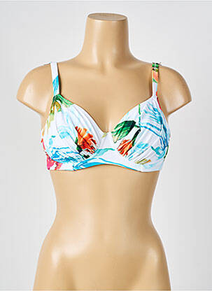 Haut de maillot de bain stretch haut soutien-gorge emboitant blanc FANTASIE femme
