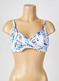 Haut de maillot de bain stretch haut soutien-gorge balconnet blanc FANTASIE femme