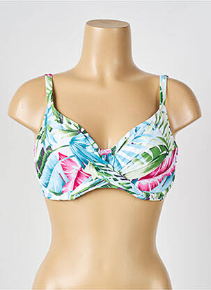 Haut de maillot de bain stretch haut soutien-gorge emboitant blanc FANTASIE femme