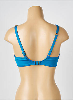 Haut de maillot de bain stretch haut soutien-gorge emboitant bleu FANTASIE femme