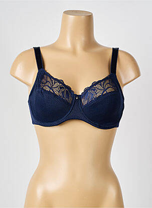 Soutien-gorge effet matière satinée haut soutien-gorge emboitant bleu FANTASIE femme