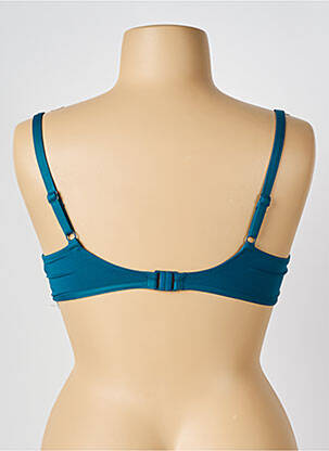 Haut de maillot de bain stretch haut soutien-gorge emboitant bleu FANTASIE femme