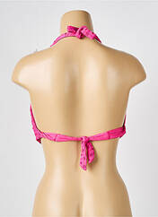 Haut de maillot de bain rose VERDISSIMA pour femme seconde vue