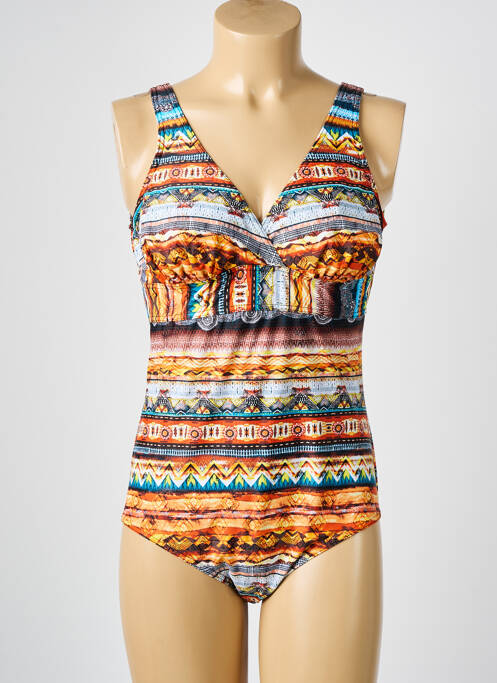 Maillot de bain 1 pièce orange NANA SUN pour femme