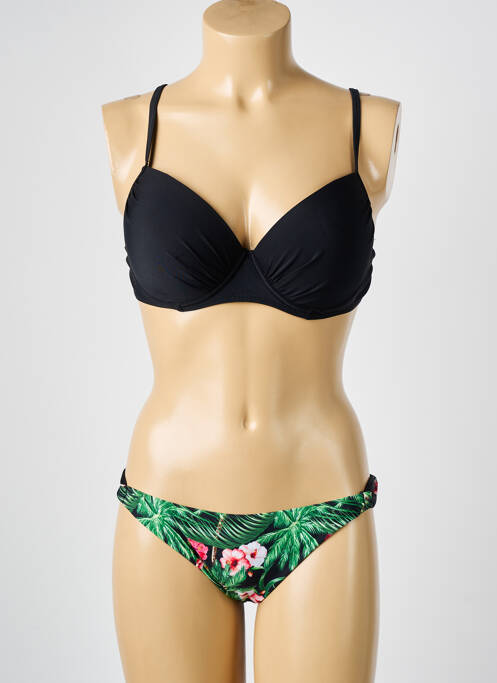 Maillot de bain 2 pièces noir NANA SUN pour femme