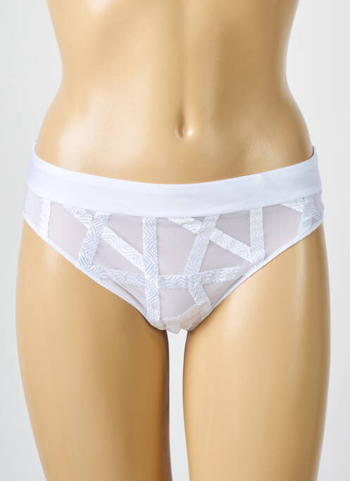 Culotte stretch blanc LOUISA BRACQ femme