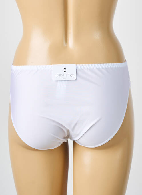 Culotte stretch blanc LOUISA BRACQ femme
