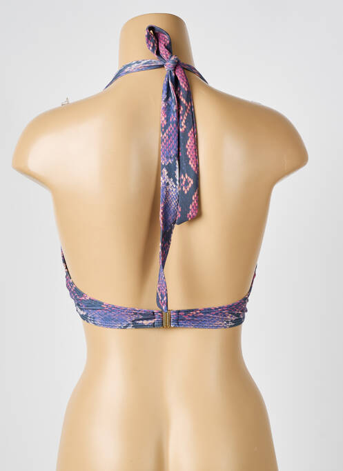 Haut de maillot de bain stretch haut soutien-gorge avec mousse de rembourrage amovible violet BIKINIS STORY femme