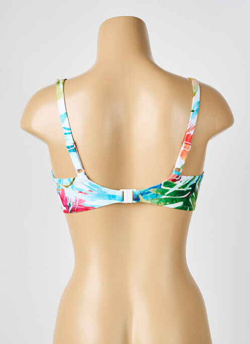 Haut de maillot de bain stretch haut soutien-gorge emboitant blanc FANTASIE femme