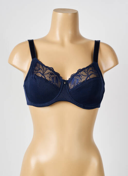 Soutien-gorge effet matière satinée haut soutien-gorge emboitant bleu FANTASIE femme
