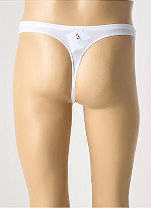 String stretch blanc LOUISA BRACQ homme