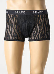 Boxer noir LOUISA BRACQ pour homme seconde vue