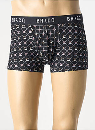 Boxer noir LOUISA BRACQ pour homme