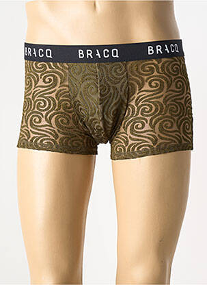 Boxer vert LOUISA BRACQ pour homme