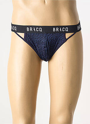 String bleu LOUISA BRACQ pour homme
