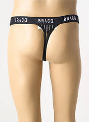 String noir LOUISA BRACQ pour homme seconde vue