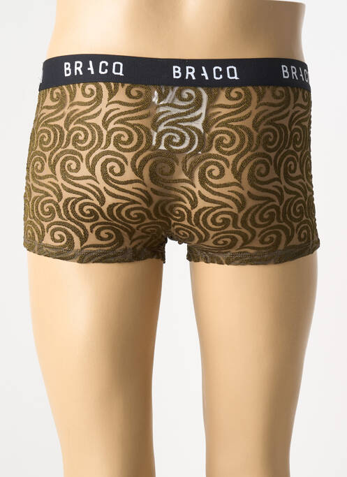 Boxer stretch vert LOUISA BRACQ homme