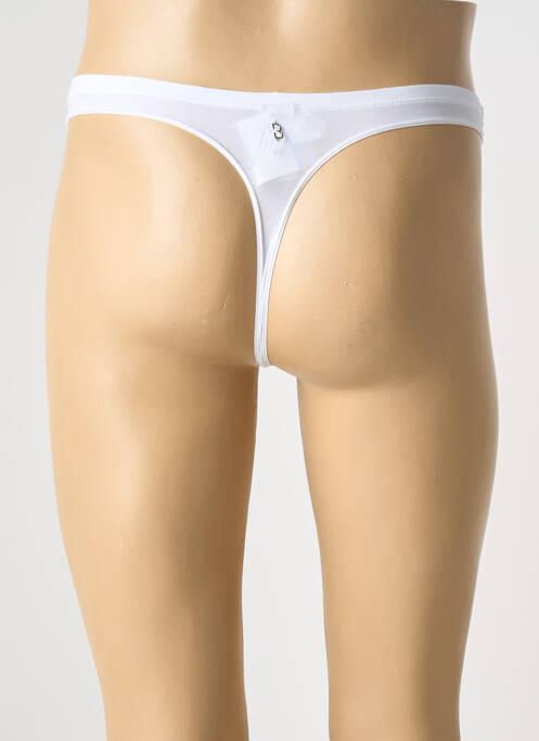 String stretch blanc LOUISA BRACQ homme