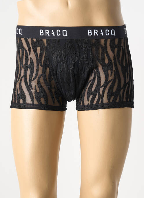 Boxer noir LOUISA BRACQ pour homme