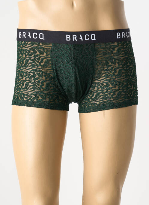 Boxer vert fonce LOUISA BRACQ pour homme