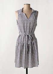 Robe mi-longue bleu ARELINE pour femme seconde vue