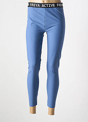 Legging tissage jersey taille normale bleu FREYA femme